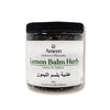 Lemon Balm herb, Dry Melissa, Melissa officinalis, Balm, Common Balm, Sweet Balm, Bee Balm, Garden Balm, Honey Plant, Melissa, Sweet Mary, Cure-all, Dropsy Plant, Heart's Delight, Blue Balm, Cure-All, Balm Mint, Sweet Melissa, Sweet Mary, Toronjil, Melissae folium, Citronella Herb, Melissa Leaf, Lemon Balm Leaf, Melissa Herba, Zitronenmelisse, Citroenmelisse, Melisse, Pockenkräutchen, and Baume de Vie, ميليسا الجافة, toronjil seco, 干香蜂草