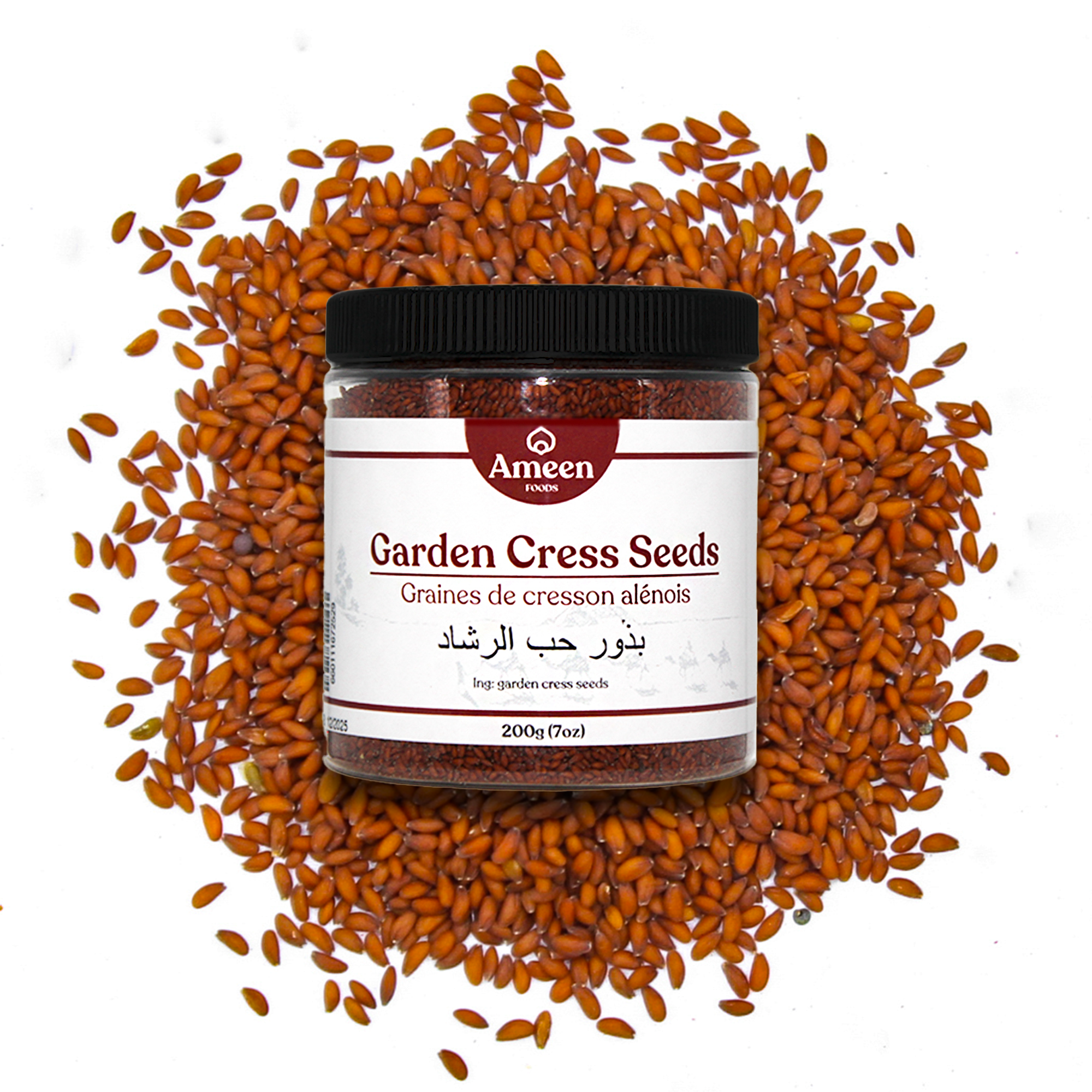 garden cress seeds in arabic Garden Cress Seeds 200g (Jar)