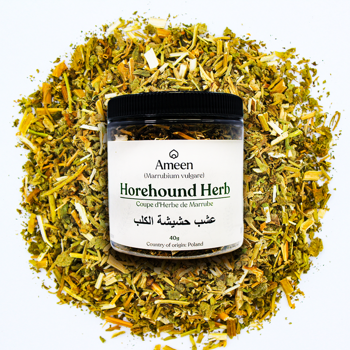 White Horehound, Faraasiyun, Houndsbane, Marrubio, Wooly Horehound, Grand Bonhomme, Malrove, Herb aux Croc