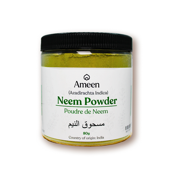 Botanical Name: Azadirachta indica
Common Names: Neem Leaf Powder, Indian Lilac Powder, Margosa Leaf Powder
Global Names:
Hindi: नीम पत्ती पाउडर (Neem Patti Powder)
Arabic: مسحوق أوراق النيم
Persian: پودر برگ نیم
French: Poudre de Feuilles de Neem
German: Neemblätterpulver
Spanish: Polvo de Hoja de Neem
Tamil: வேப்பிலை தூள் (Vēppilai Thūḷ)
Telugu: వెపాకు పొడి (Vepāku Poḍi)
Chinese: 印楝叶粉 (Yìn liàn yè fěn) Botanical Name: Azadirachta indica
Common Names: Neem Leaf Powder, Indian Lilac Powder, Margosa Leaf Powder
Global Names:
Hindi: नीम पत्ती पाउडर (Neem Patti Powder)
Arabic: مسحوق أوراق النيم
Persian: پودر برگ نیم
French: Poudre de Feuilles de Neem
German: Neemblätterpulver
Spanish: Polvo de Hoja de Neem
Tamil: வேப்பிலை தூள் (Vēppilai Thūḷ)
Telugu: వెపాకు పొడి (Vepāku Poḍi)
Chinese: 印楝叶粉 (Yìn liàn yè fěn)