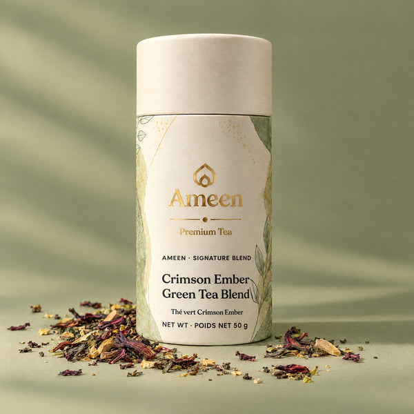 Crimson Ember Green Tea Blend