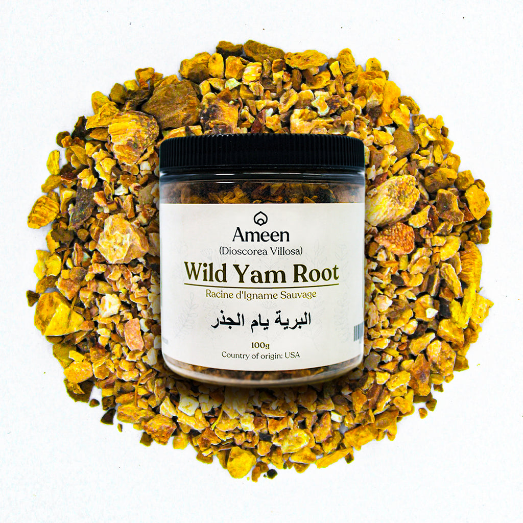 Botanical Name: Dioscorea villosa

Common Names:

English: Wild Yam, Colic Root, Devil's Bones, Rheumatism Root
French: Igname Sauvage, Racine de Colique
Spanish: Ñame Silvestre, Raíz de Colic
Other: Four-Leaf Yam, Atlantic Yam, Mexican Wild Yam, Chinese Yam, Dioscorea