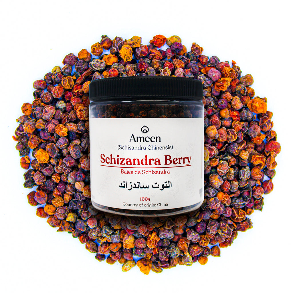 Botanical Name: Schisandra chinensis
Common Names:

English: Five Flavor Berry, Magnolia Vine
Chinese: 五味子 (Wǔ Wèi Zǐ)
Korean: 오미자 (Omija)
French: Baie de Schisandra
Other: Sourberry, Lemon Plant