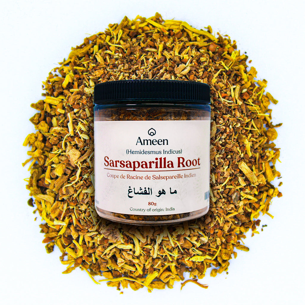 Botanical Name: Hemidesmus indicus
Common Names:
English: Jamaican Sarsaparilla, Mexican Sarsaparilla, Indian Sarsaparilla
French: Salsepareille, Liseron Épineux
Spanish: Zarzaparrilla, Sarza
Portuguese: Salsaparrilha
Hindi: Anantamul, Anantamoola