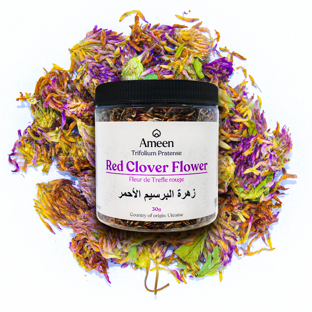 Botanical Name

Trifolium pratense

Also Known As

Cow Clover, Meadow Clover, Purple Clover, Trefoil, Beebread, Aasristik, Creeping Clover, Wiesenklee, Trepatra.