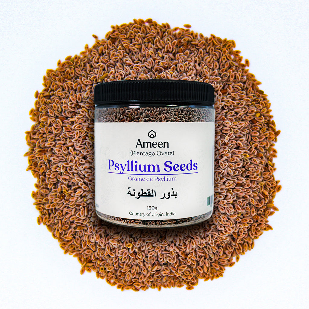 Psyllium Seeds, Botanical Name: Plantago ovata
Common Names: Blond Plantain, Desert Indian Wheat, Blond Psyllium, Ispaghula, Isabgol, Flea Seed, Plantago Seed, Indian Plantago Seed, Bazaar Isabgol Seed, Desert Indianwheat Seed.