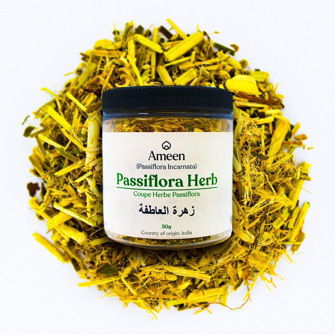 Passiflora Herb, Botanical Name:&nbsp;Passiflora incarnata

Also known as:&nbsp;purple passionflower,&nbsp;maypop, passionflower, maypop, apricot vine, maracuja, granadilla, passion vine