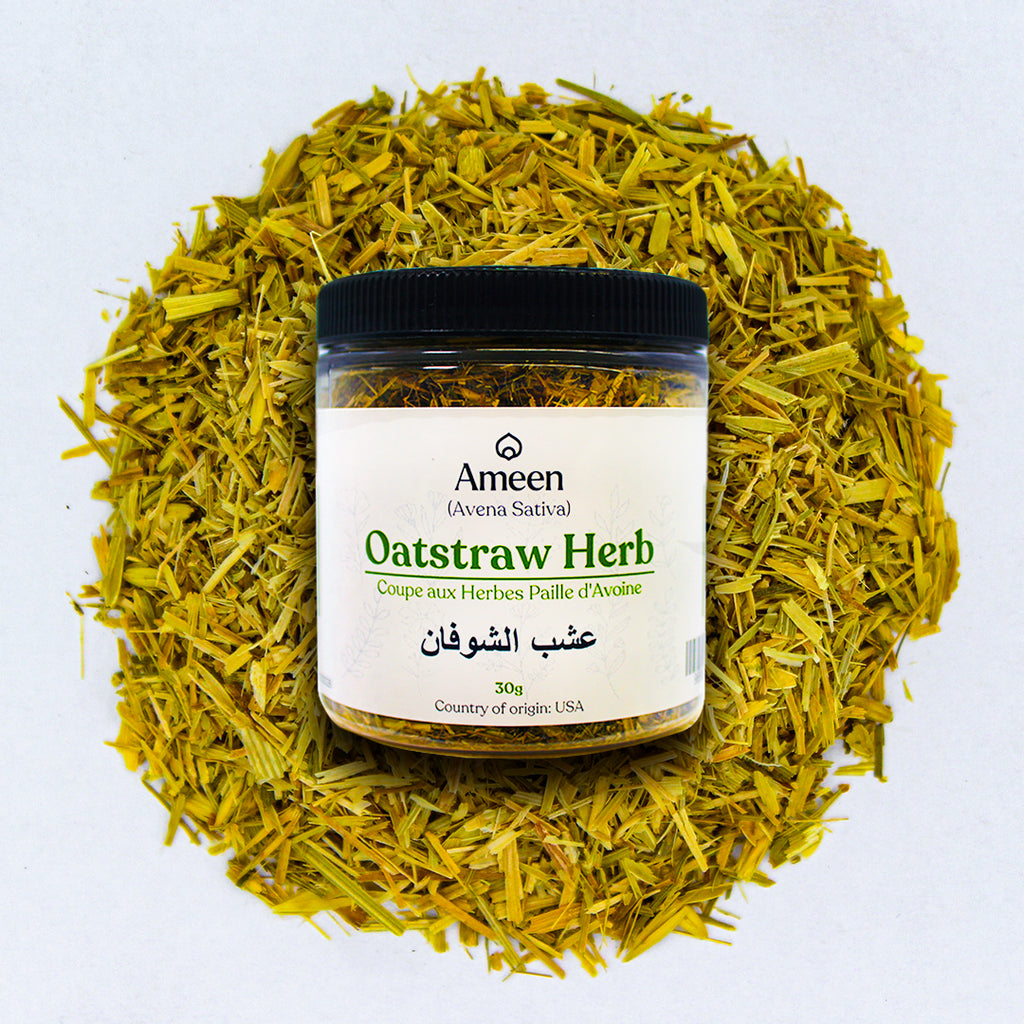 Botanical Name: Avena sativa
Common Names: Oatstraw Herb, Avena, Oatgrass, Common Oat, Green Oats, Oat Tops, Wild Oat Herb, Groats, Oat Stems, Sult