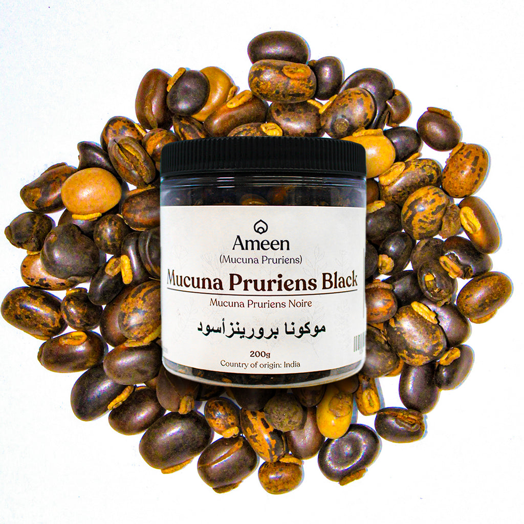 Botanical Name: Mucuna Pruriens
Common Names: Velvet Bean, Cowitch, Cowage, Monkey Tamarind, Bengal Velvet Bean, Florida Velvet Bean, Mauritius Velvet Bean, Yokohama Velvet Bean, Lacuna Bean, Lyon Bean