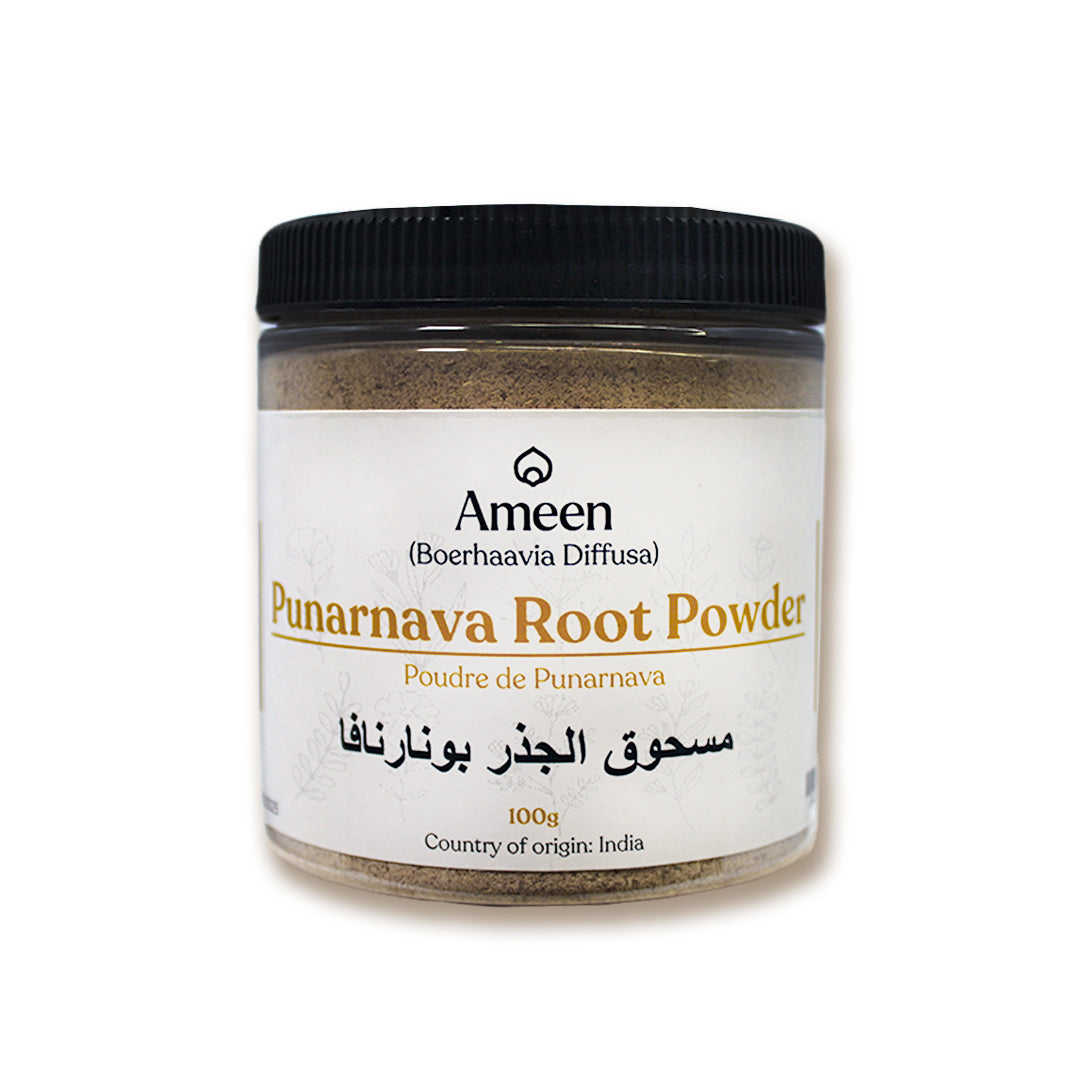 Punarnava Root Powder, Botanical Name: Boerhavia diffusa
Common Names: Punarnava Root Powder, Spreading Hogweed, Red Spiderling, Tarvine, Gadabani, Ativishaa, Sanadika, Shothaghni, Varshabhu, Rakta Punarnava, Lal Punarnava, and Saptaparni.