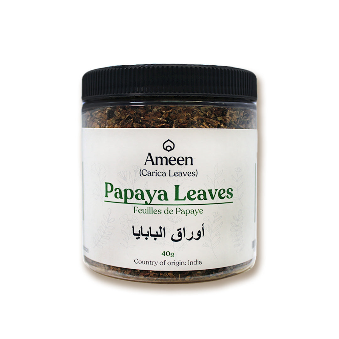 Botanical Name: Carica papaya
Common Names: Papaya Leaves, Pawpaw Leaves, Tree Melon Leaves, Carica Papaya Leaves, Papaw Leaves, Papitaa, Papaiyu, Thimbaw, Papye