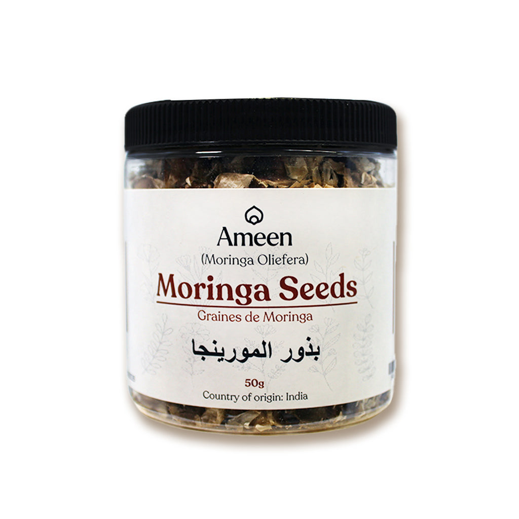 Botanical Name: Moringa oleifera
Common Names:
Regional Names: Drumstick Seeds, Sahijan Seeds, Malunggay Seeds, Sajna Seeds, Murunga Seeds, Munagaku Seeds, Shevaga Seeds, Sigru Seeds, Kamungay Seeds, Marango Seeds
Descriptive Names: Ben Oil Tree Seeds, Horseradish Tree Seeds, Clarifier Seeds, West Indian Ben Seeds, Benzolive Seeds