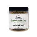 Catnip herb, Nepeta cataria, Catmint, Catnep, Catrup, Catswort, Field Balm, Cataria, Catruppel, Herba Cataria, Nep, Nepeta, Nip, Nipperwort, Nippit, Nepit, Catwort, Cat's Delight, Cat Grass, Cat's Play, Cat's Herb, Cat's Love, Cat's Thyme, Cataire, Herbe aux Chats, Chataire, Chataire Blanche, Chataire Commune, Menthe des Chats, Menta de Gato, Mentuccia, Cataria, Catar, Katzenminze, Katzenkräutlein, Kattenkruid, Nippon, and Nipponmint