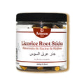 Licorice Root Sticks, Sweet wood, alcacuz, Chinese licorice, gan cao, gan zao, Glycyrrhiza glabra, lakritze, Lakritzenwurzel, orozuz, regliz, Russian licorice, Spanish licorice, sweet root, yashtimadhu, and yo jyo hen shi ko, licorice root, mulathi, mulethi, muleti, Liquorice