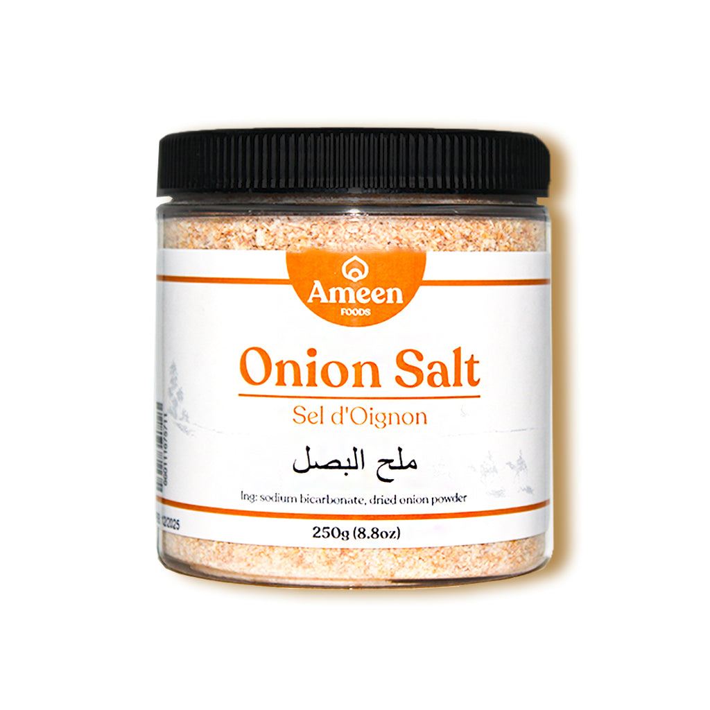 Onion Salt, Flavored Salt, Savory Onion Seasoning, Sale alla Cipolla, Sel à l'Oignon, Zwiebelsalz, Cebolla Sal, 洋葱盐, بصل ملح