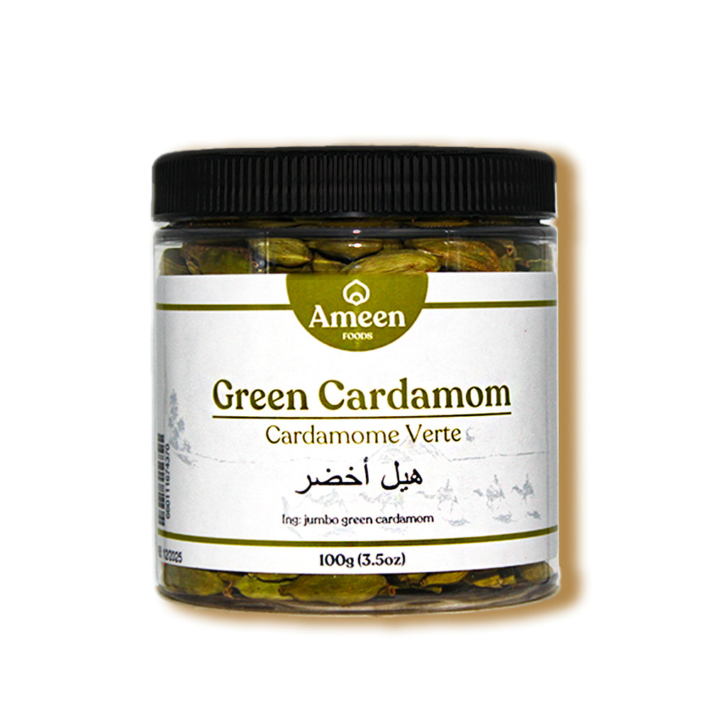 Green Cardamom Pods, True Cardamom, Elaichi, Cardamomo, Kardamom, Hel, Grøn Kardemomme, Kardemumma, Kardamon, Kardemumma, Cardamome Verte, Grüner Kardamom, Cardamomo Verde, Yeşil Kakule