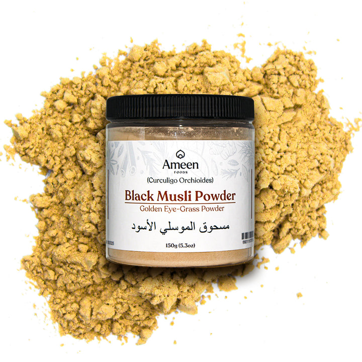 Black Musli Powder, Kali Musli Powder, Curculigo Orchioides Powder, 粉末黑麝香草, مسحوق موسلي الأسود, काली मूसली पाउडर, پاؤڈر سیاہ موصلی