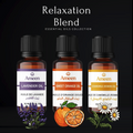 Relaxation Blend, Lavender Oil, Sweet ORange Oil, Chamomile (Roman) Oil, Bundle Essential Oil 