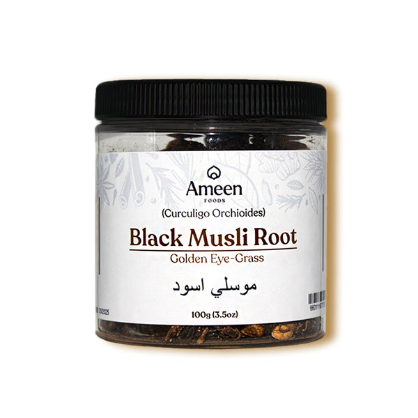 Black Musli Root, Kali Musli, Curculigo Orchioides, 黑麝香草根, موسلي الأسود, काली मूसली, سیاہ موصلی