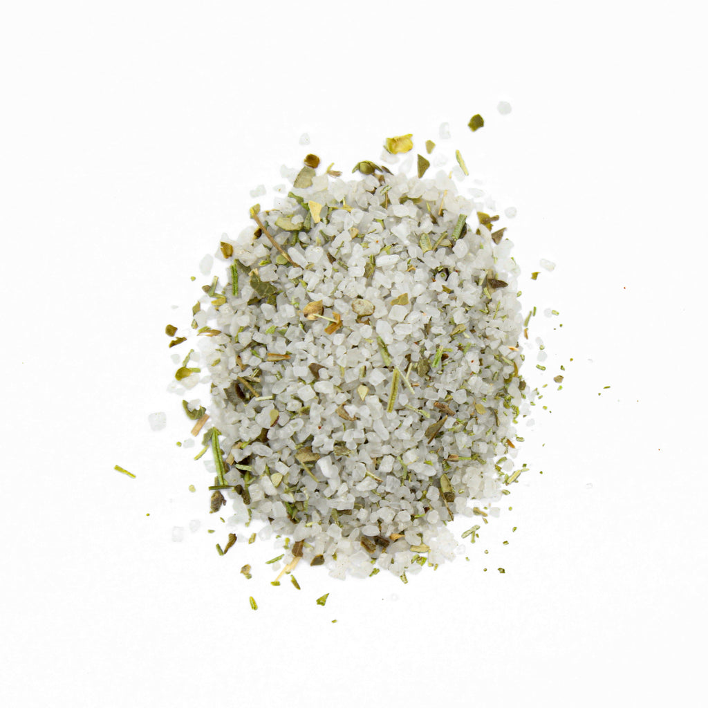 Rosemary Salt, Herbed Salt, Mediterranean Rosemary Seasoning, Sale al Rosmarino, Sel au Romarin, Romero Sal, 迷迭香盐, ملح إكليل الجبل.