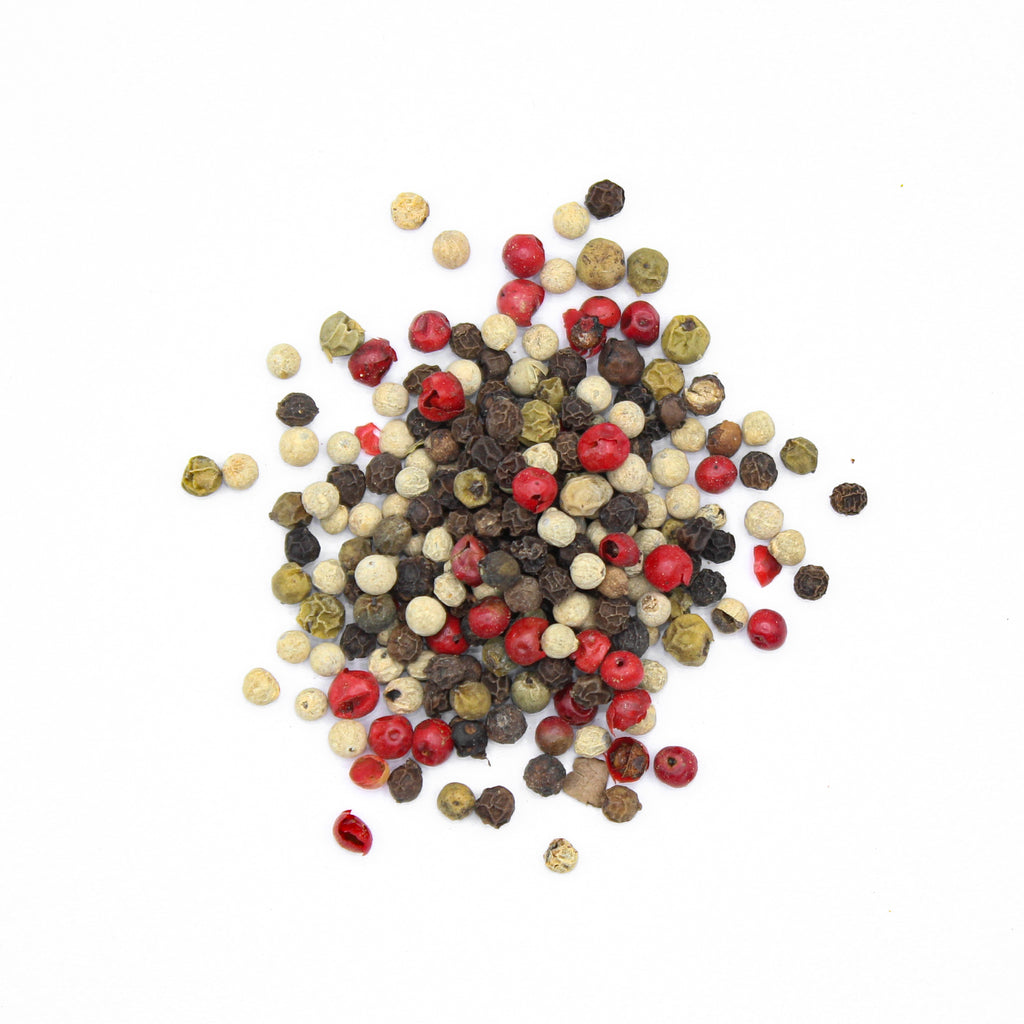 Four Peppercorn Mix, Mixed Peppercorns, Rainbow Peppercorn Blend, Poivre Melange, Bunte Pfeffermischung, Mix di Pepe, 혼합 후추, مزيج الفلفل, मिश्रित काली मिर्च, مخلوط کالی مرچ.