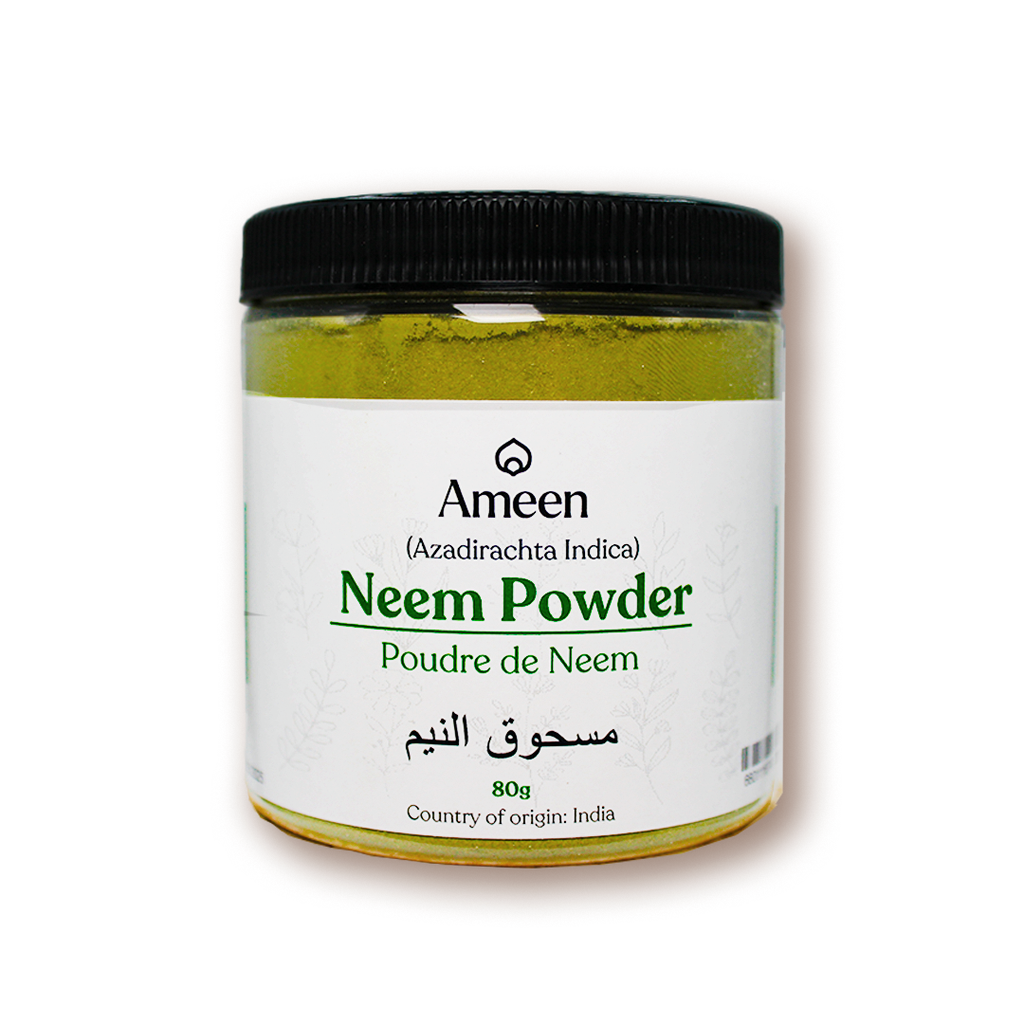 Botanical Name: Azadirachta indica
Common Names: Neem Leaf Powder, Indian Lilac Powder, Margosa Leaf Powder
Global Names:
Hindi: नीम पत्ती पाउडर (Neem Patti Powder)
Arabic: مسحوق أوراق النيم
Persian: پودر برگ نیم
French: Poudre de Feuilles de Neem
German: Neemblätterpulver
Spanish: Polvo de Hoja de Neem
Tamil: வேப்பிலை தூள் (Vēppilai Thūḷ)
Telugu: వెపాకు పొడి (Vepāku Poḍi)
Chinese: 印楝叶粉 (Yìn liàn yè fěn)