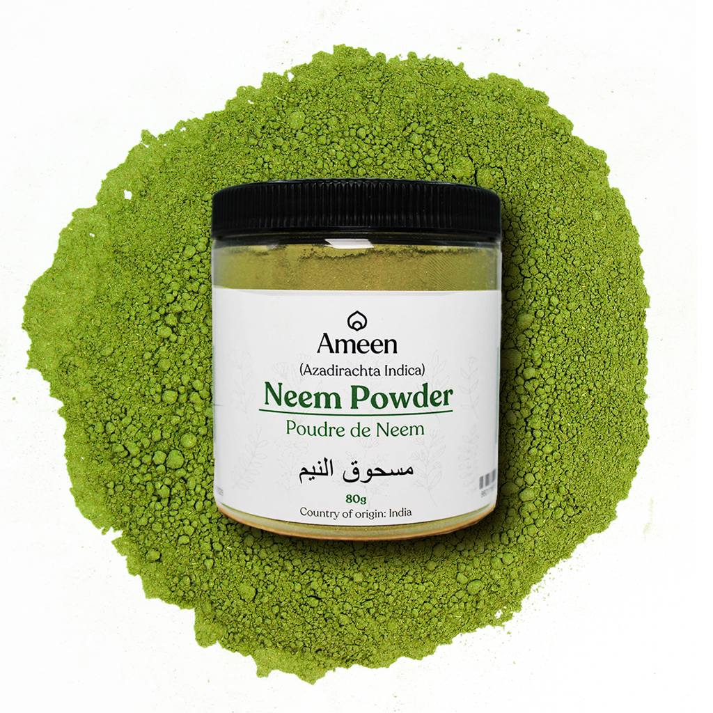 Botanical Name: Azadirachta indica
Common Names: Neem Leaf Powder, Indian Lilac Powder, Margosa Leaf Powder
Global Names:
Hindi: नीम पत्ती पाउडर (Neem Patti Powder)
Arabic: مسحوق أوراق النيم
Persian: پودر برگ نیم
French: Poudre de Feuilles de Neem
German: Neemblätterpulver
Spanish: Polvo de Hoja de Neem
Tamil: வேப்பிலை தூள் (Vēppilai Thūḷ)
Telugu: వెపాకు పొడి (Vepāku Poḍi)
Chinese: 印楝叶粉 (Yìn liàn yè fěn)