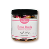 Botanical Name: Rosa centifolia
Common Names: Dried Rose Flowers, Rose Knospen, Boutons de Rose, Capullos de Rosa
Global Names:
Arabic: براعم الورد
French: Boutons de Rose
Japanese: ローズバッズ