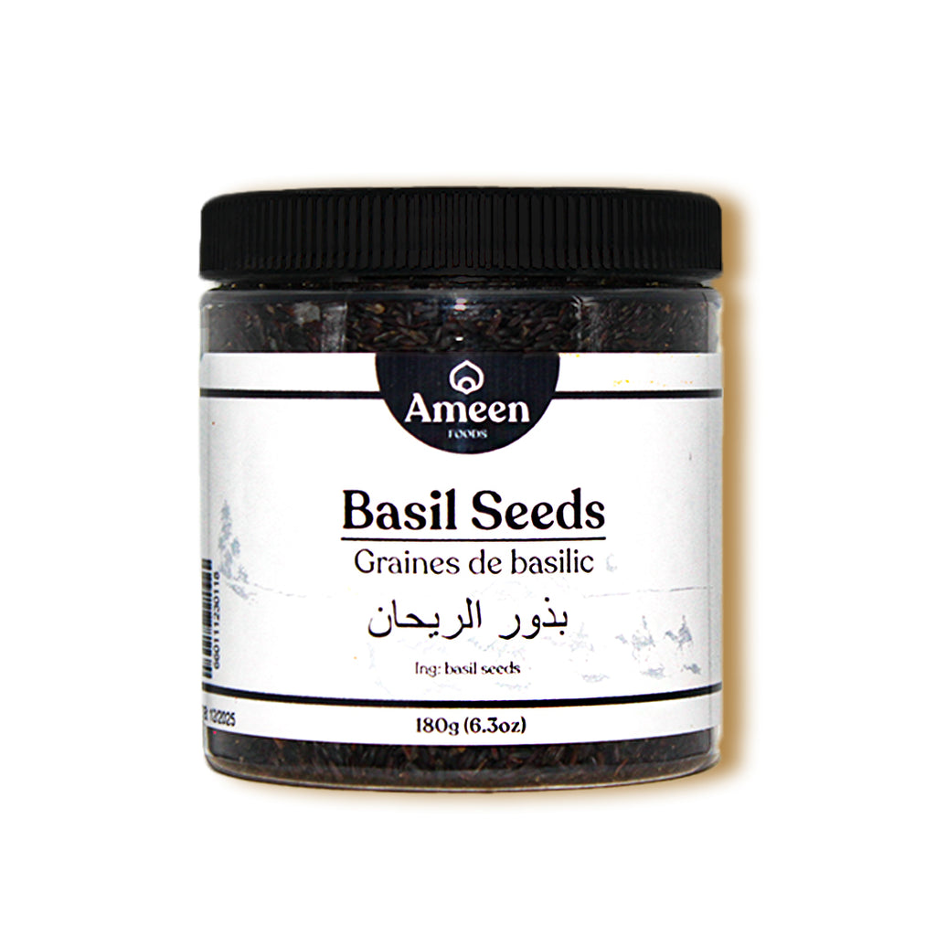 Basil Seeds, Sabja seeds, Falooda seeds, Thai basil seeds, Selasih, Hột é, Basilicumzaad, Basilikumsamen, Graine de basilic, Grano di basilico, Semilla de albahaca, Manjericão sementes, Reihaan