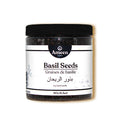 Basil Seeds, Sabja seeds, Falooda seeds, Thai basil seeds, Selasih, Hột é, Basilicumzaad, Basilikumsamen, Graine de basilic, Grano di basilico, Semilla de albahaca, Manjericão sementes, Reihaan