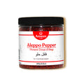 Aleppo Pepper, فلفل حلبي, Halaby pepper, Syrian pepper, Pul biber, Halabi pepper, Flaked red pepper, Aleppo chilli, Near East pepper, Halab pepper, Aleppo chile, Aleppo paprika