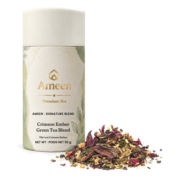 Crimson Ember Green Tea Blend