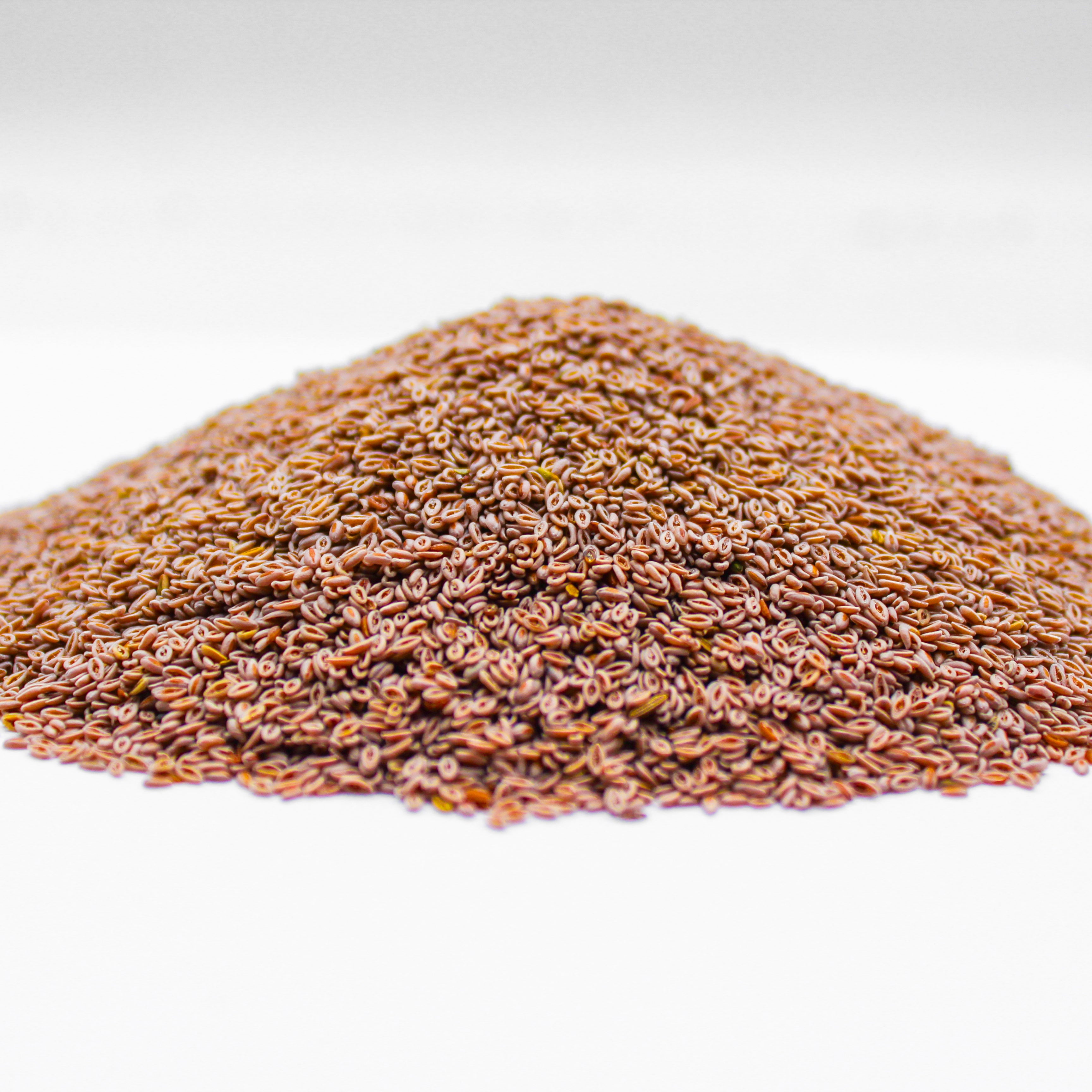 Psyllium Seeds, Botanical Name: Plantago ovata
Common Names: Blond Plantain, Desert Indian Wheat, Blond Psyllium, Ispaghula, Isabgol, Flea Seed, Plantago Seed, Indian Plantago Seed, Bazaar Isabgol Seed, Desert Indianwheat Seed.