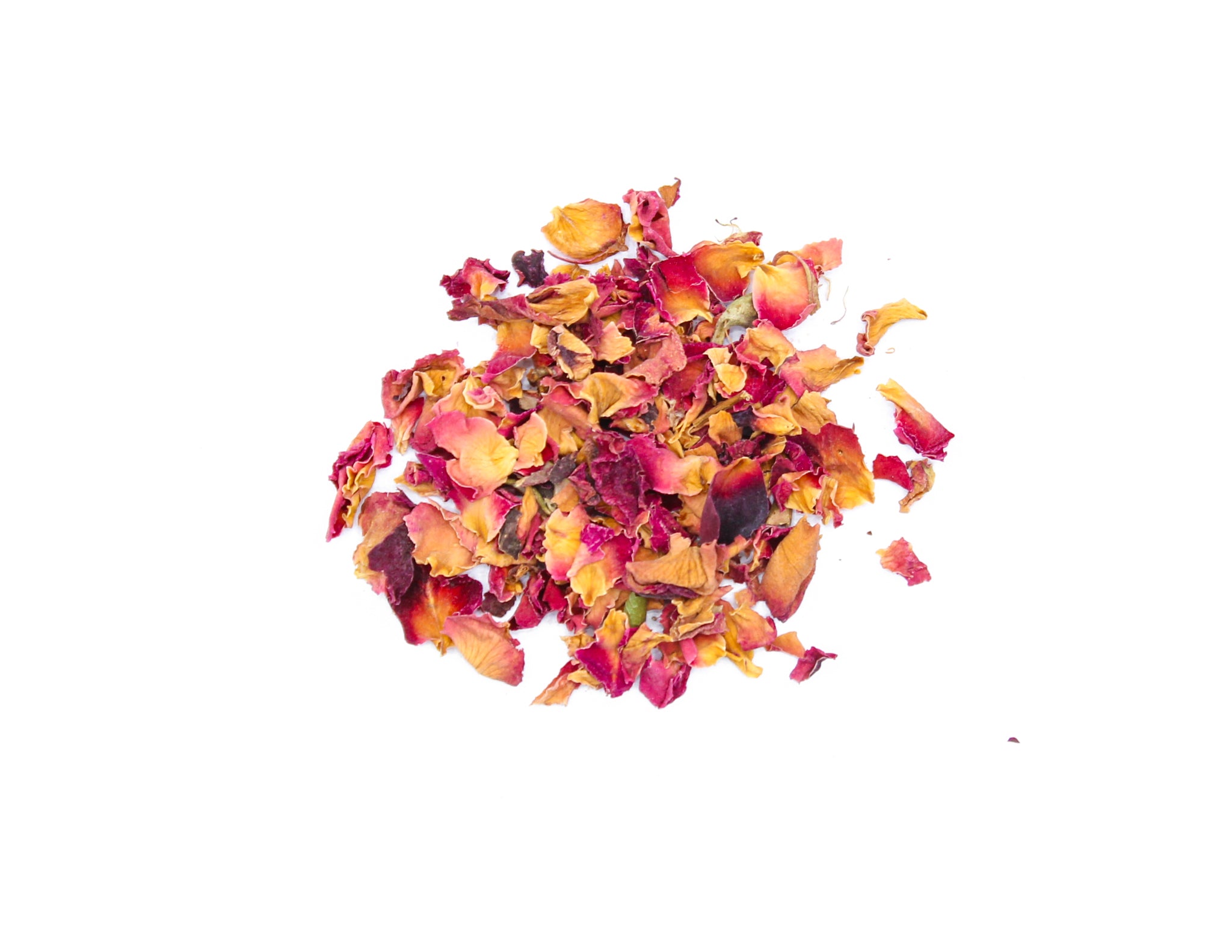 Botanical Name: Rosa
Common Names: Dried Rose Petals, Rosenblätter, Pétales de Rose, Pétalos de Rosa
Global Names:
Arabic: بتلات الورد
French: Pétales de Rose
Japanese: ローズペタル