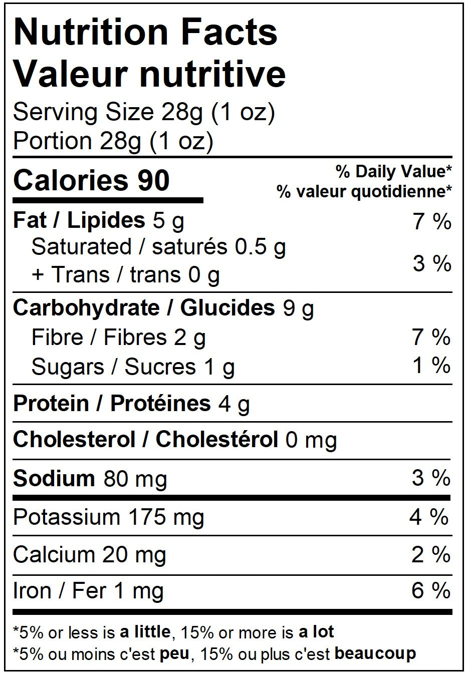 Falafel Spice Nutrition Facts